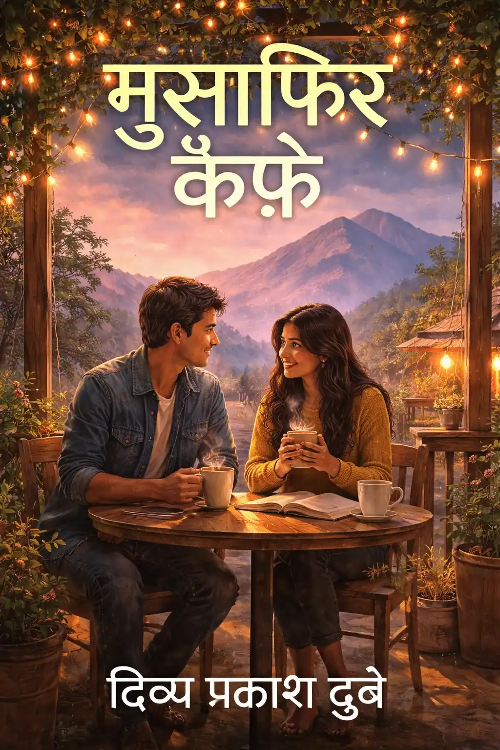 musafir cafe book cover by divya Prakash dubey